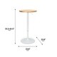 OFM 161 Collection Industrial Modern 33" to 42" Height Adjustable Pub Table - Thumbnail 24