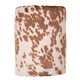 preview thumbnail 1 of 3, Glenna Jean Large Laundry Basket Cow Tan & White - 7'6" x 9'6"