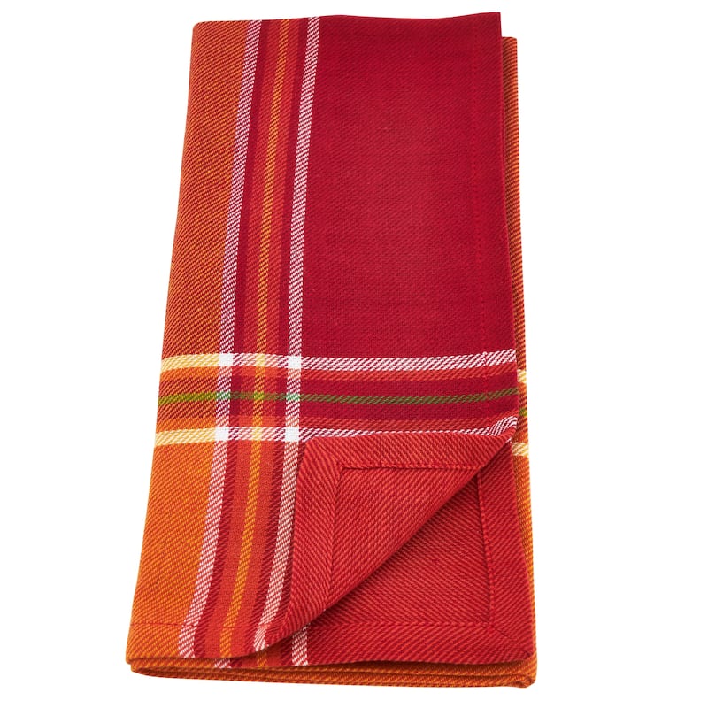 Pumpkin and Leaf Jacquard Napkins (Set of 4)