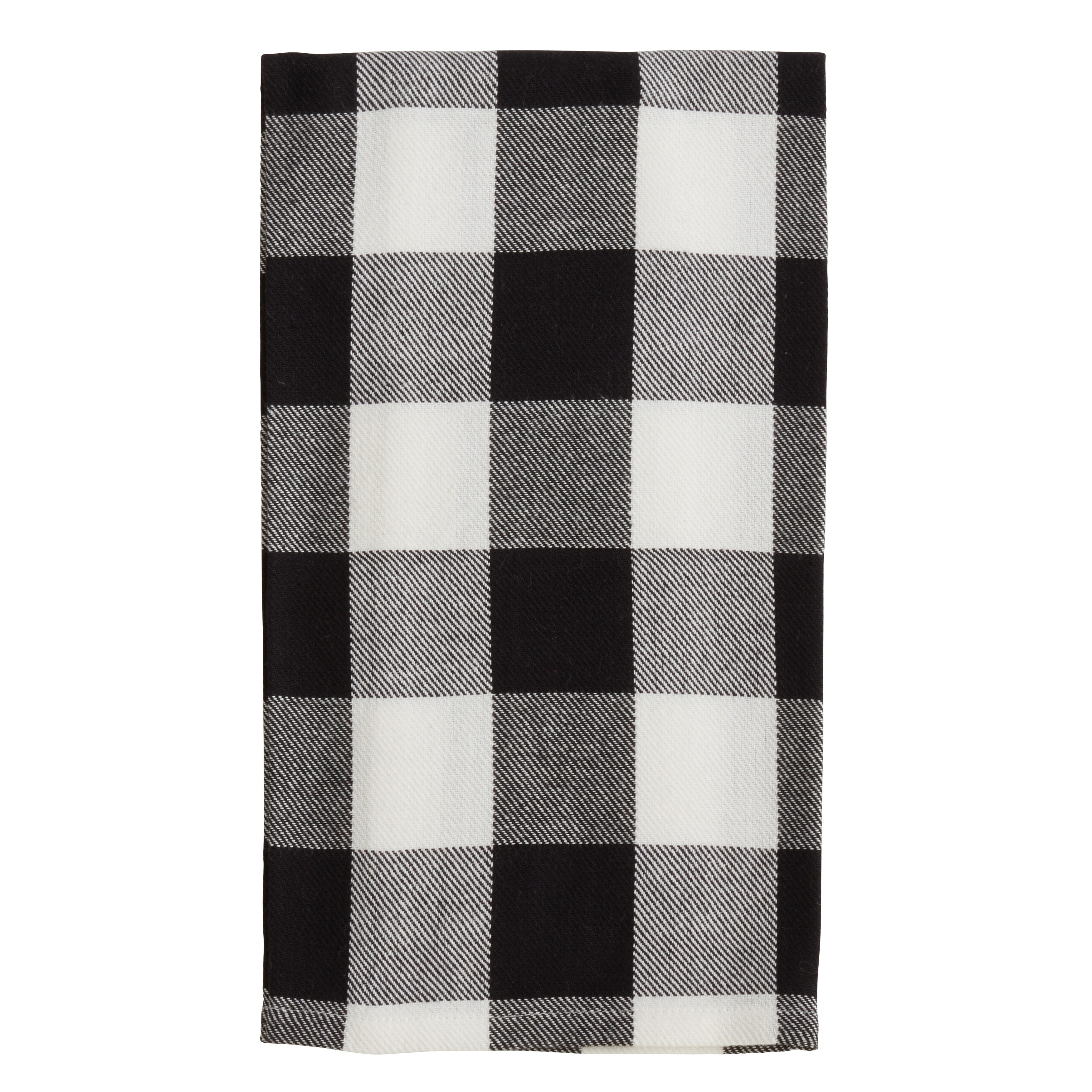 plaid kitchen towels