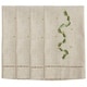 preview thumbnail 2 of 0, Holly Leaves Embroidered and Hemstitched Guest Towels (Set of 4)