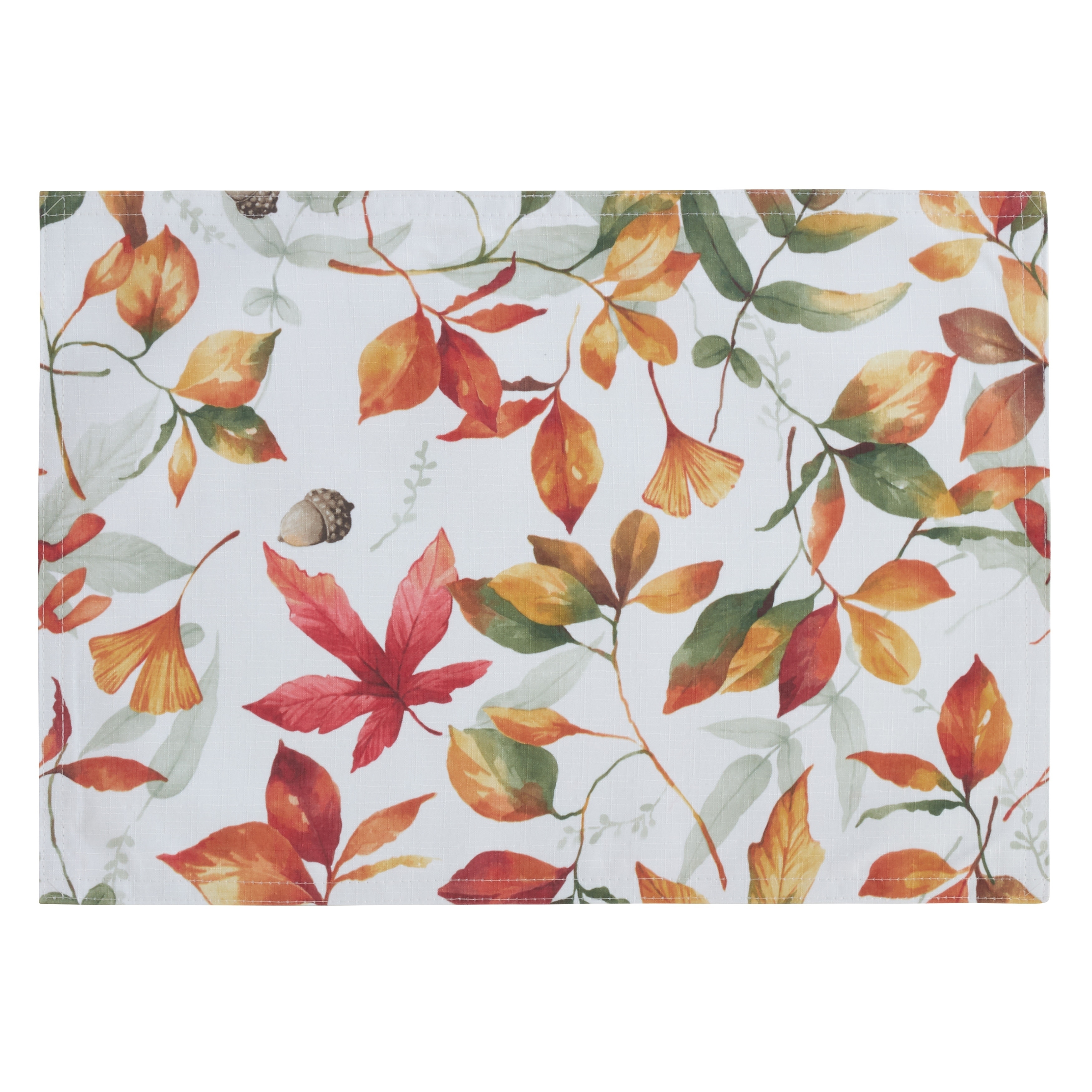 Placemats With Fall Leaf Design (Set of 4)