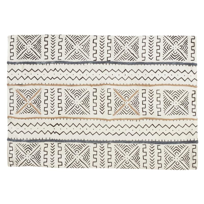 Light Mud Cloth Placemats (Set of 4)