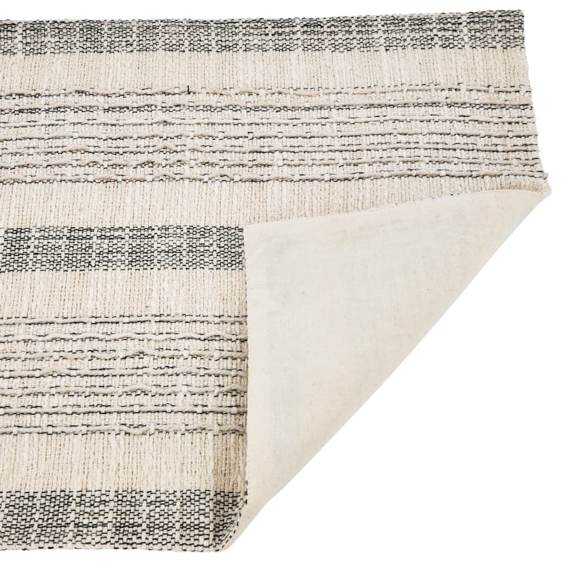 Striped Woven Cotton Table Placemats (Set of 4)
