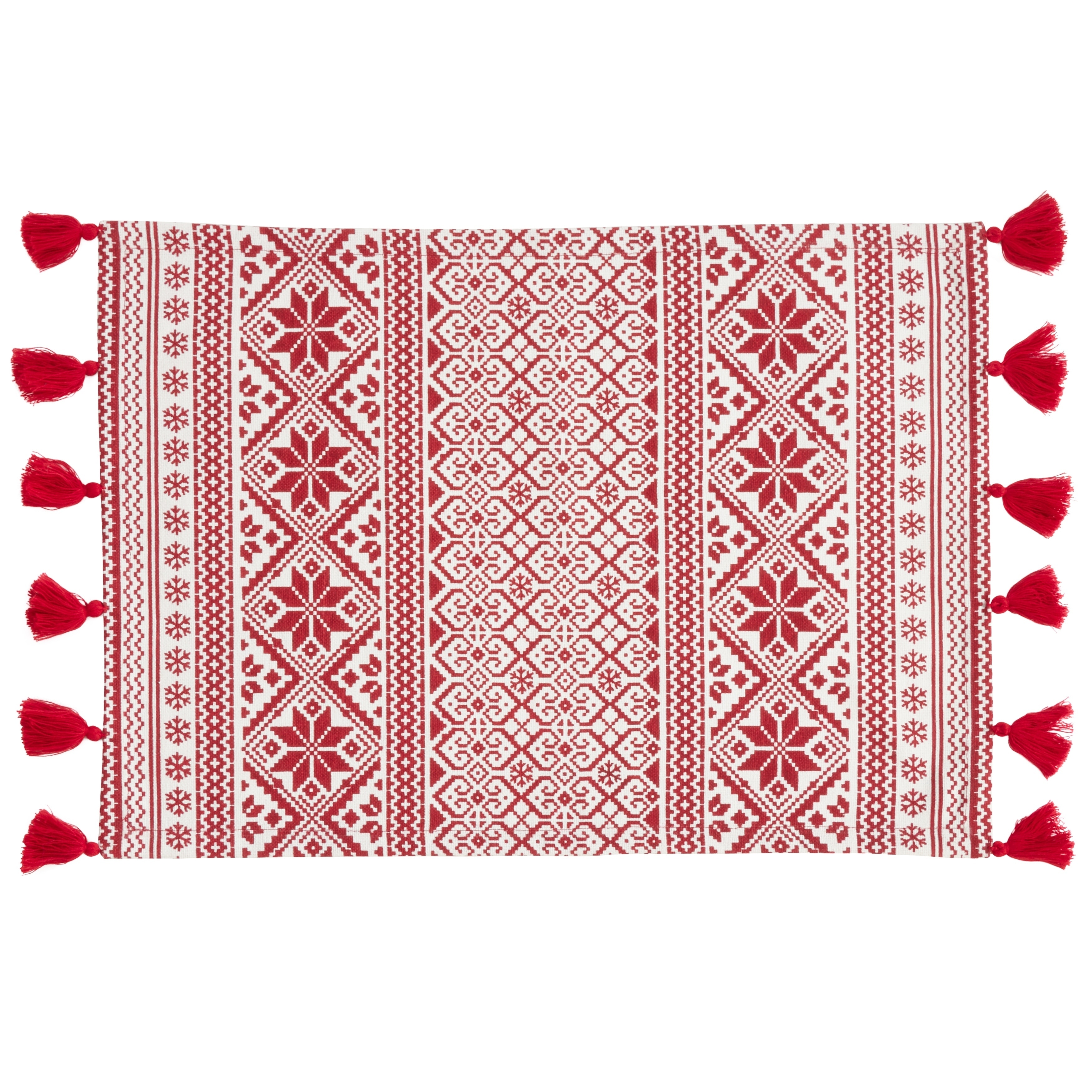 Saro Lifestyle Christmas Design Placemats (Set of 4)