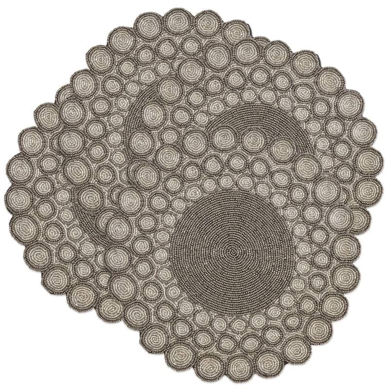 Beaded Design Placemats (Set of 4)