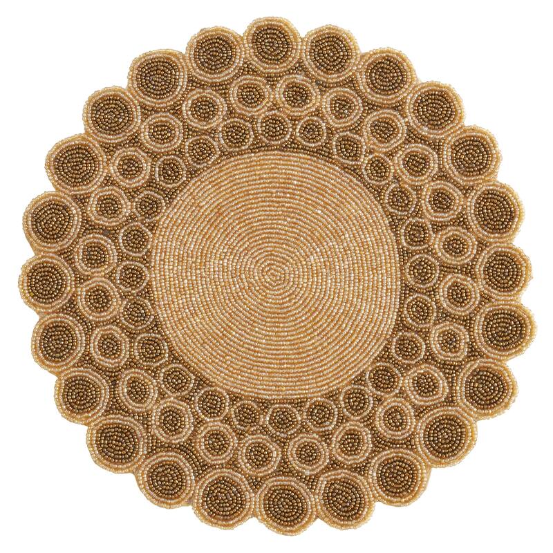 Beaded Design Placemats (Set of 4)