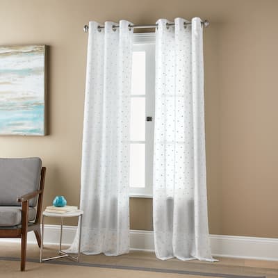 Grand Avenue Bernadette Grommet Sheer Curtain Panel