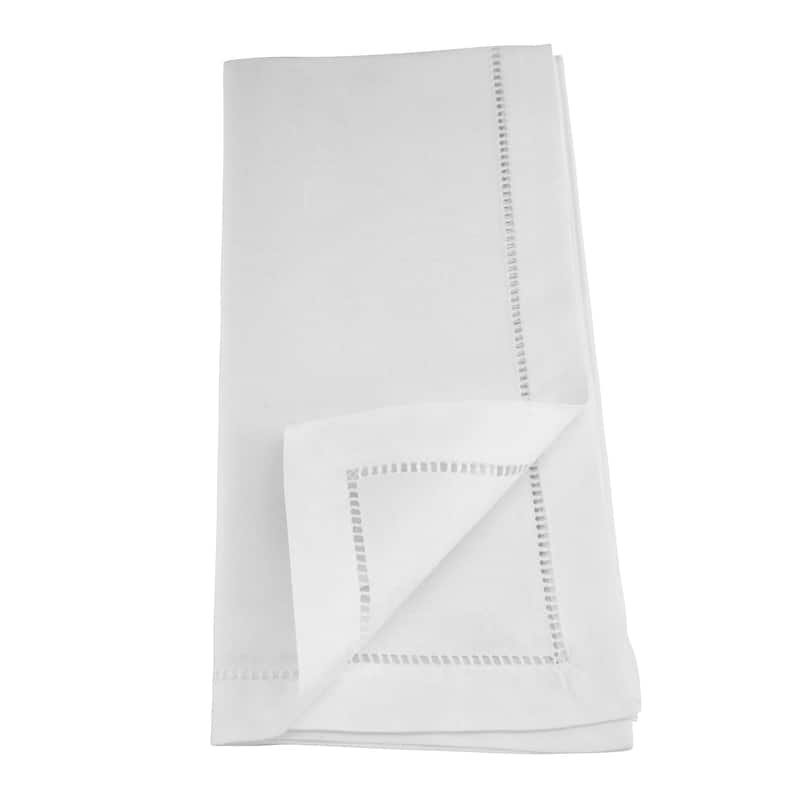 Cotton Napkins With Embroidered Reindeer Design (Set of 6)