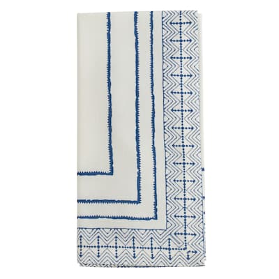 Cotton Napkins With Hand Block Print (Set of 4)