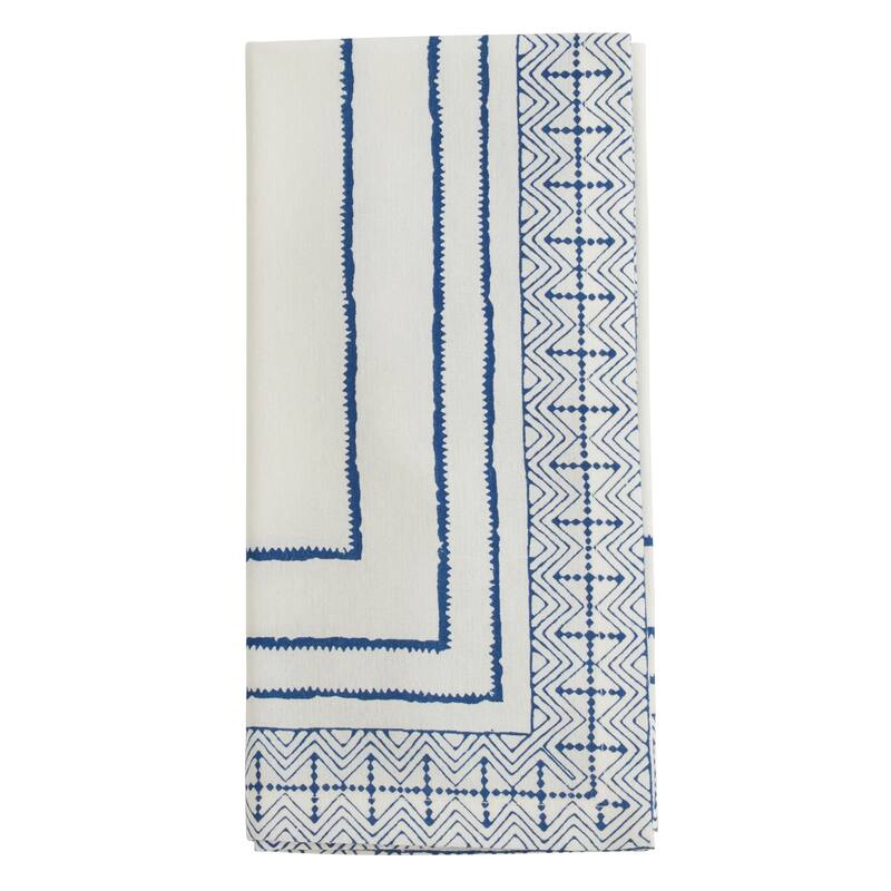 Cotton Napkins With Hand Block Print (Set of 4)