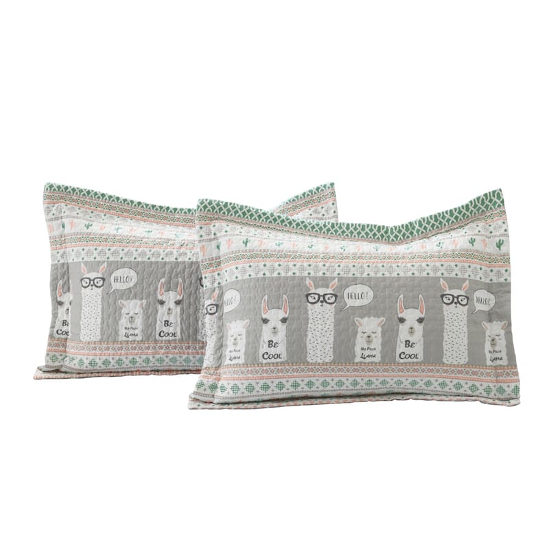 Lush Decor Llama Stripe 6 Piece Daybed Set