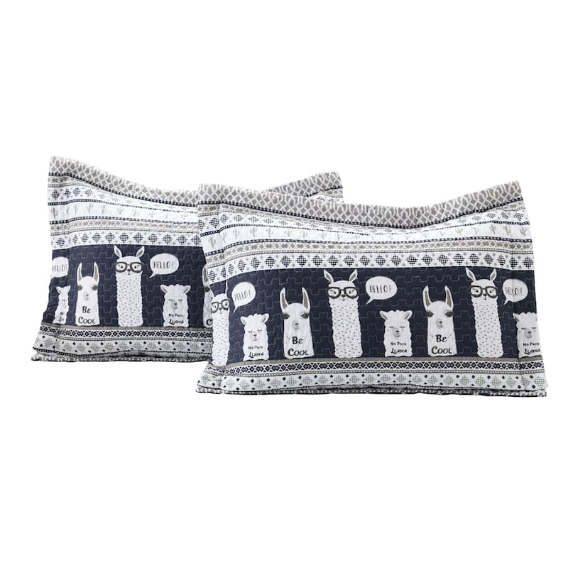 Lush Decor Llama Stripe 6 Piece Daybed Set