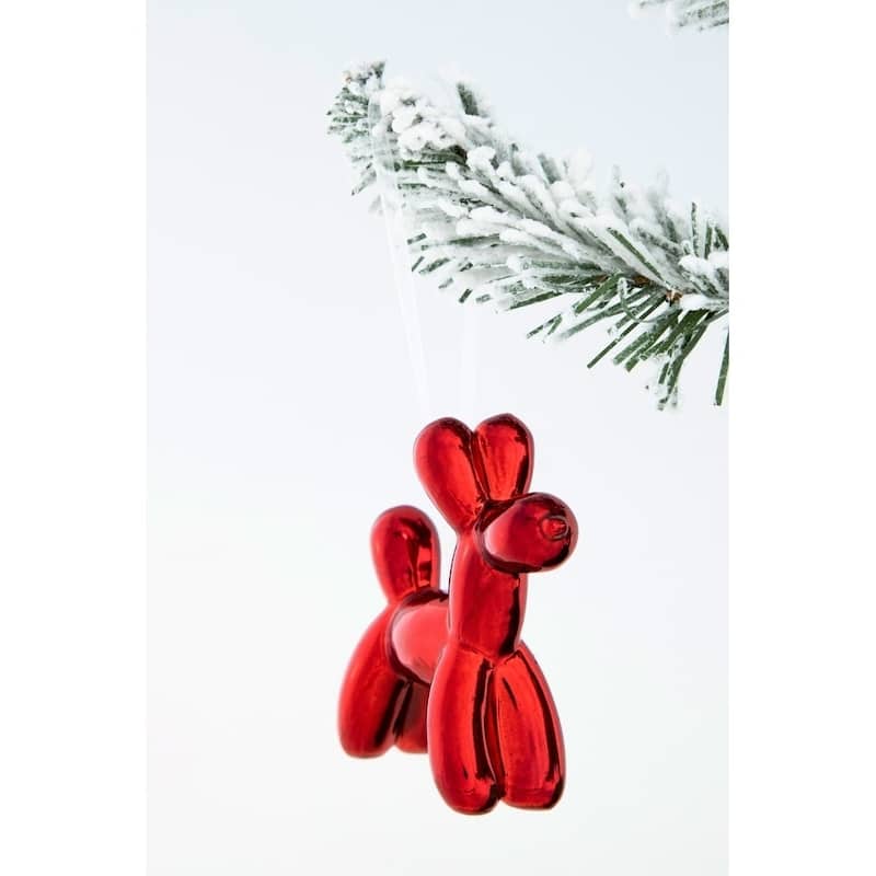 Interior Illusions Plus Holiday Ceramic Dog - 3.25" tall (6 Pack)