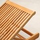Chara Teak Chaise Lounge with Beige Cushion by Havenside Home - Thumbnail 6