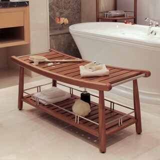 Carson Carrington Tackasen Teak Shower Bench - Bed Bath & Beyond - 29662368