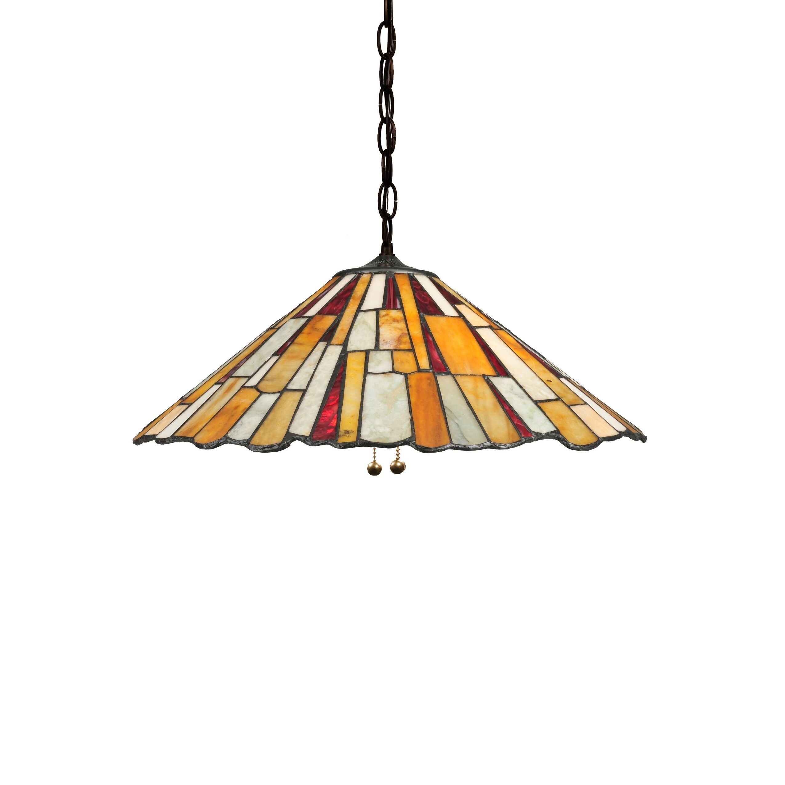 21"W Delta Jadestone Pendant