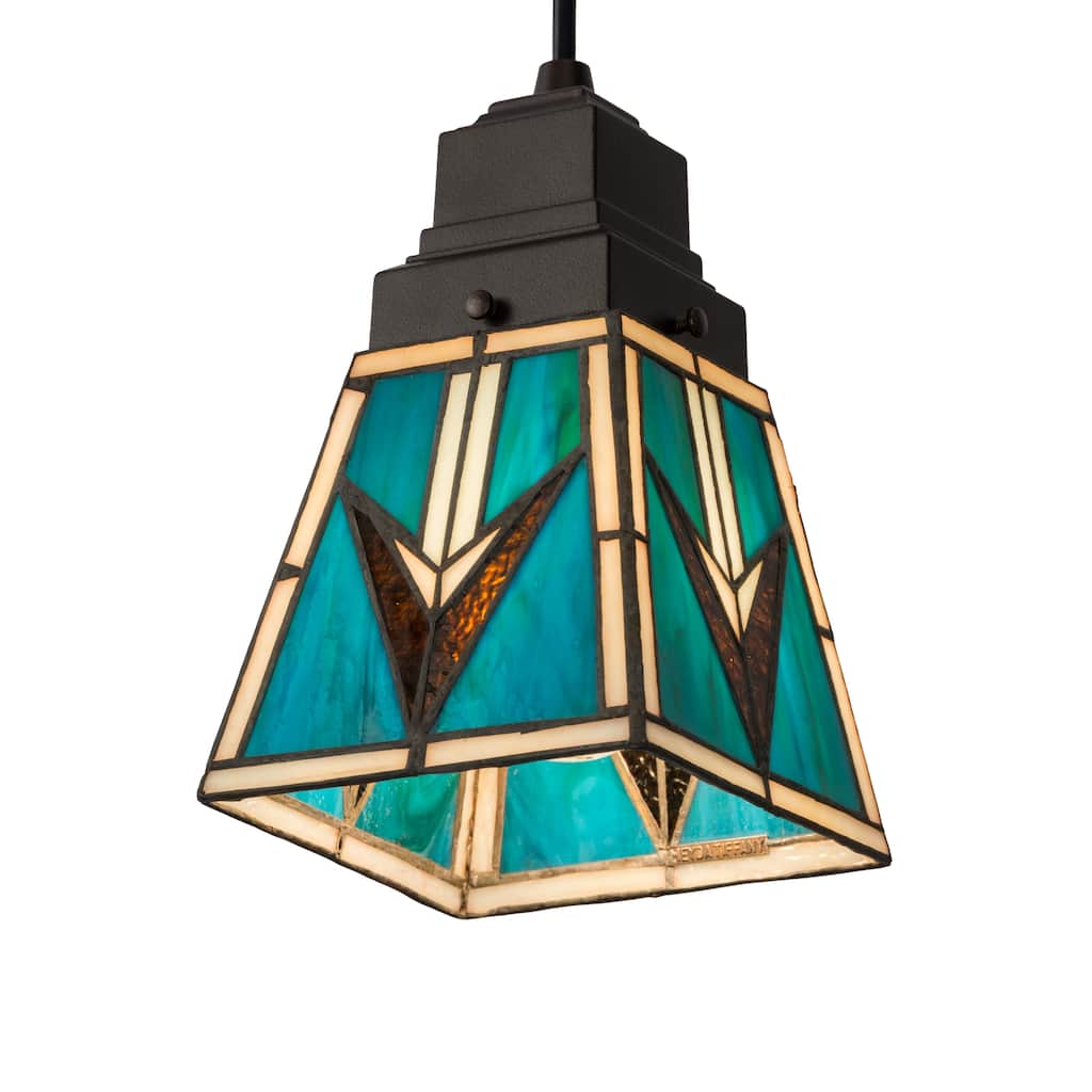 5"Sq Valencia Mission Mini Pendant