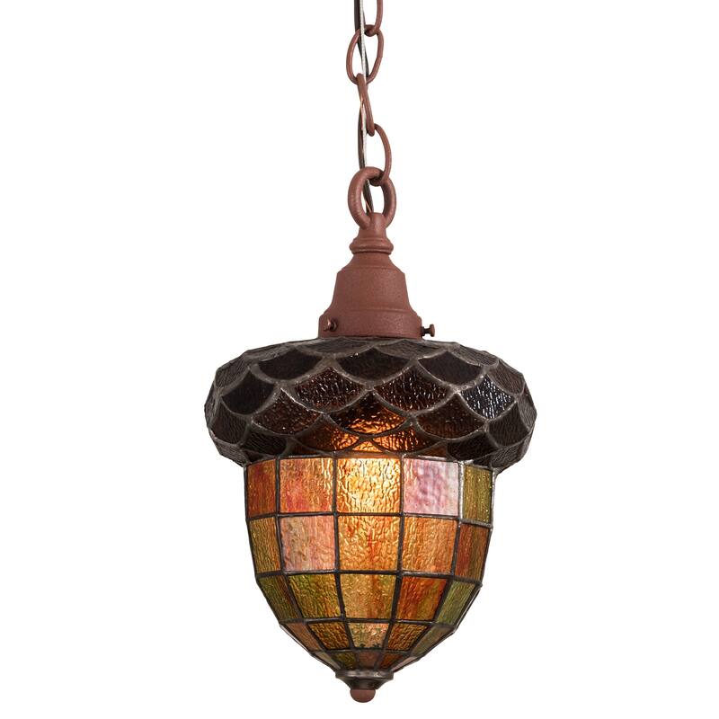 8" Wide Acorn Mini Pendant