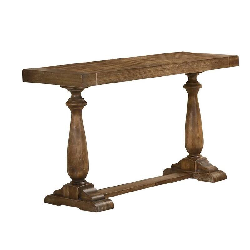 Best Master Furniture Rustic Rectangular Sofa Table