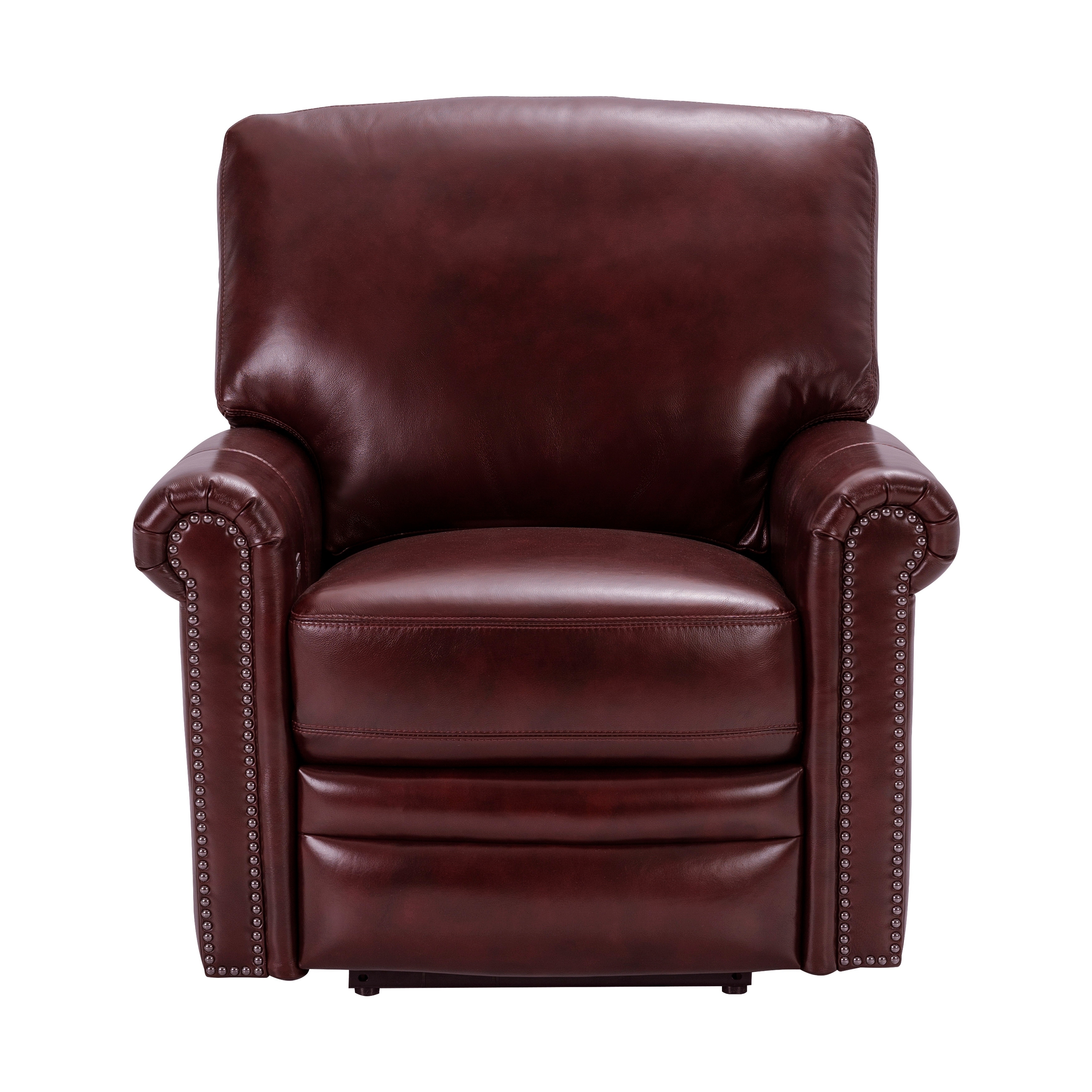 burgundy recliner chair