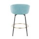 Claire Contemporary-Glam Velvet Counter Stool (Set of 2) - N/A - Thumbnail 18