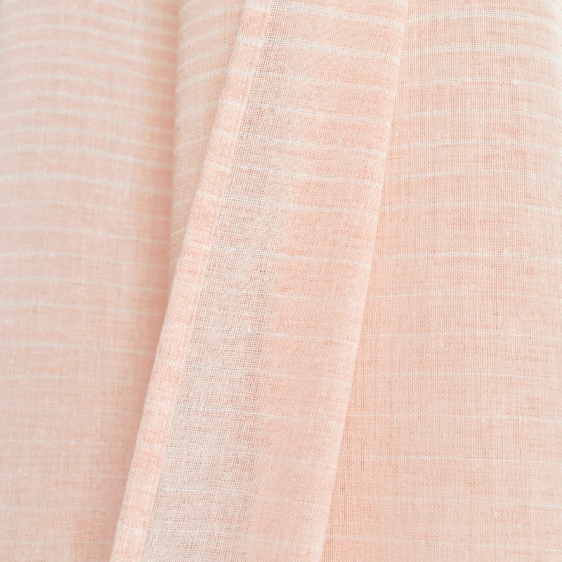 Lush Decor Ombre Stripe Grommet Sheer Window Curtain Panel Pair - 84" x 38" - 84" x 38"