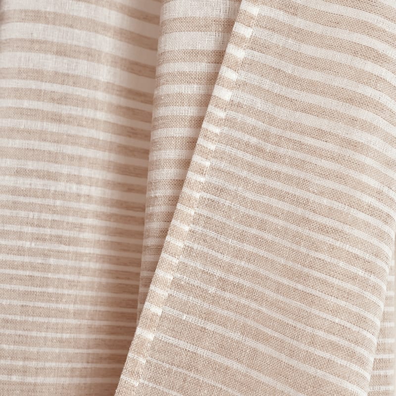 Lush Decor Ombre Stripe Grommet Sheer Window Curtain Panel Pair - 84" x 38" - 84" x 38"