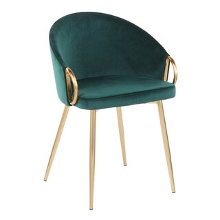Battista Contemporary Glam Velvet Chair
