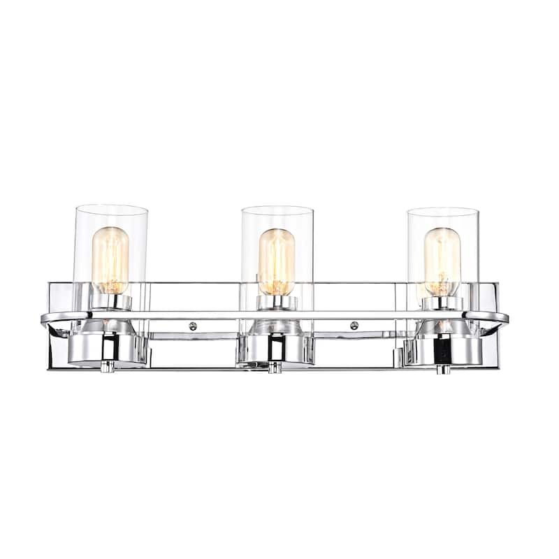Copper Grove Pal 3-light Chrome Bath/Vanity Fixture