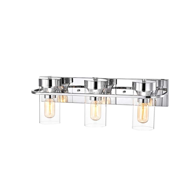 Copper Grove Pal 3-light Chrome Bath/Vanity Fixture