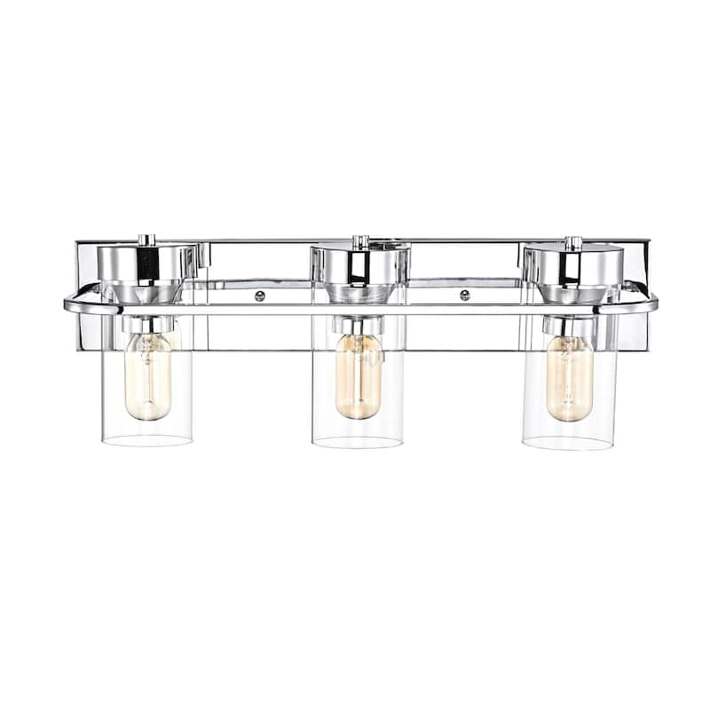 Copper Grove Pal 3-light Chrome Bath/Vanity Fixture