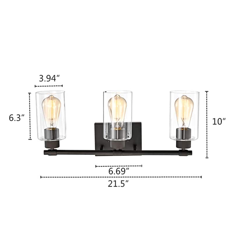 Copper Grove Ribafeta 3-light Bath/Vanity Fixture
