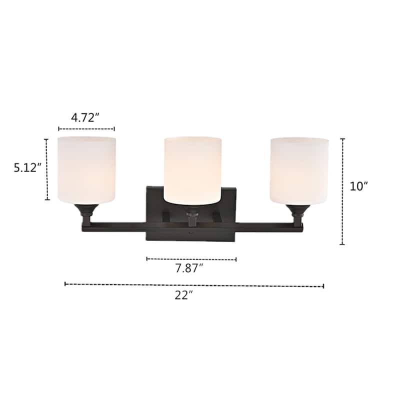 Copper Grove Escas 3-light Bath/Vanity Fixture