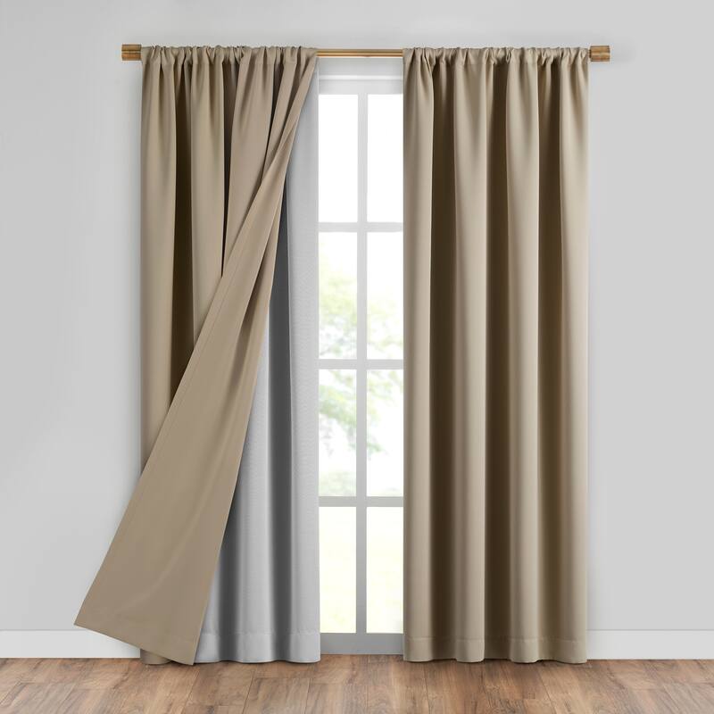 SunVeil Extra Wide Thermal Blackout Curtain Liner