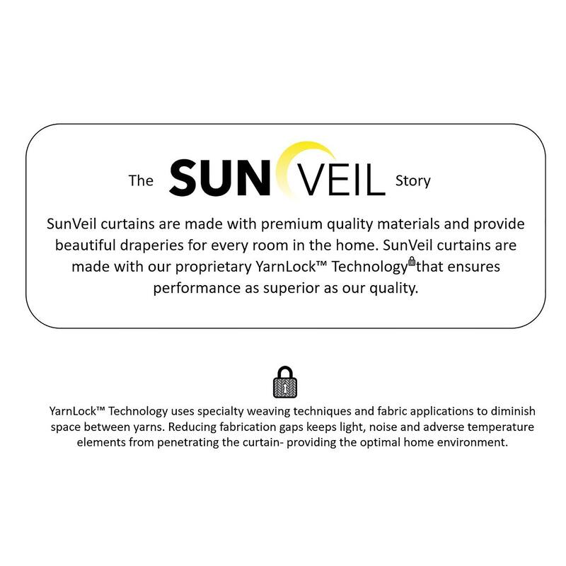 SunVeil Extra Wide Thermal Blackout Curtain Liner