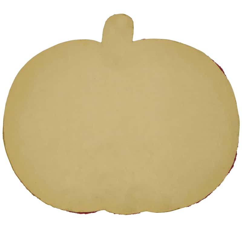 Glass Beads Placemats With Pumpkin Design (Set of 4)