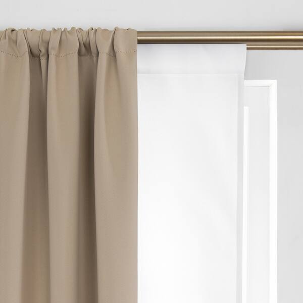 Shop Sunveil Extra Wide Draft Stop Thermal Curtain Liner Free