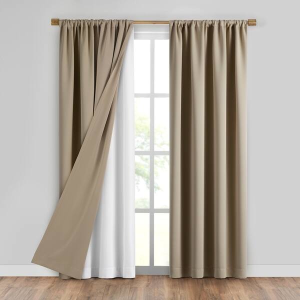Shop Sunveil Extra Wide Draft Stop Thermal Curtain Liner Free