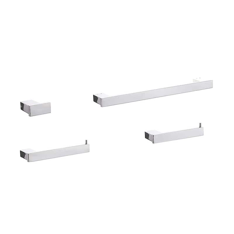 BOANN Sweden T304 Stainless Steel Bathroom Accessory Set 4 Piece