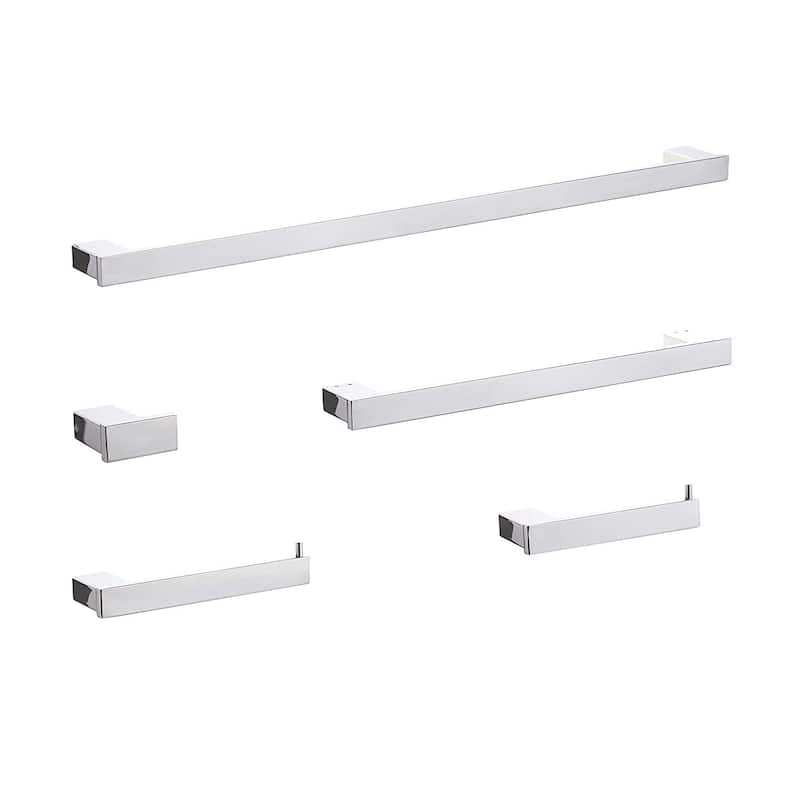 BOANN Sweden T304 Stainless Steel Bathroom Accessory Set 5 Piece