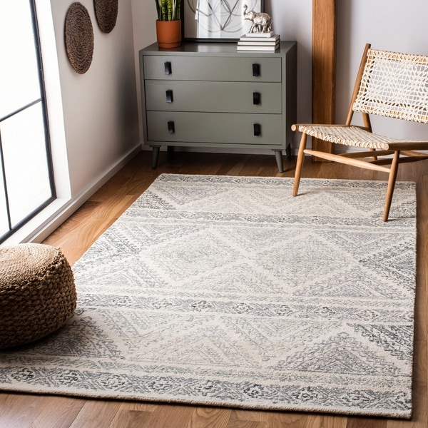 Safavieh Handmade Micro-Loop Damasa Transitional Wool Rug