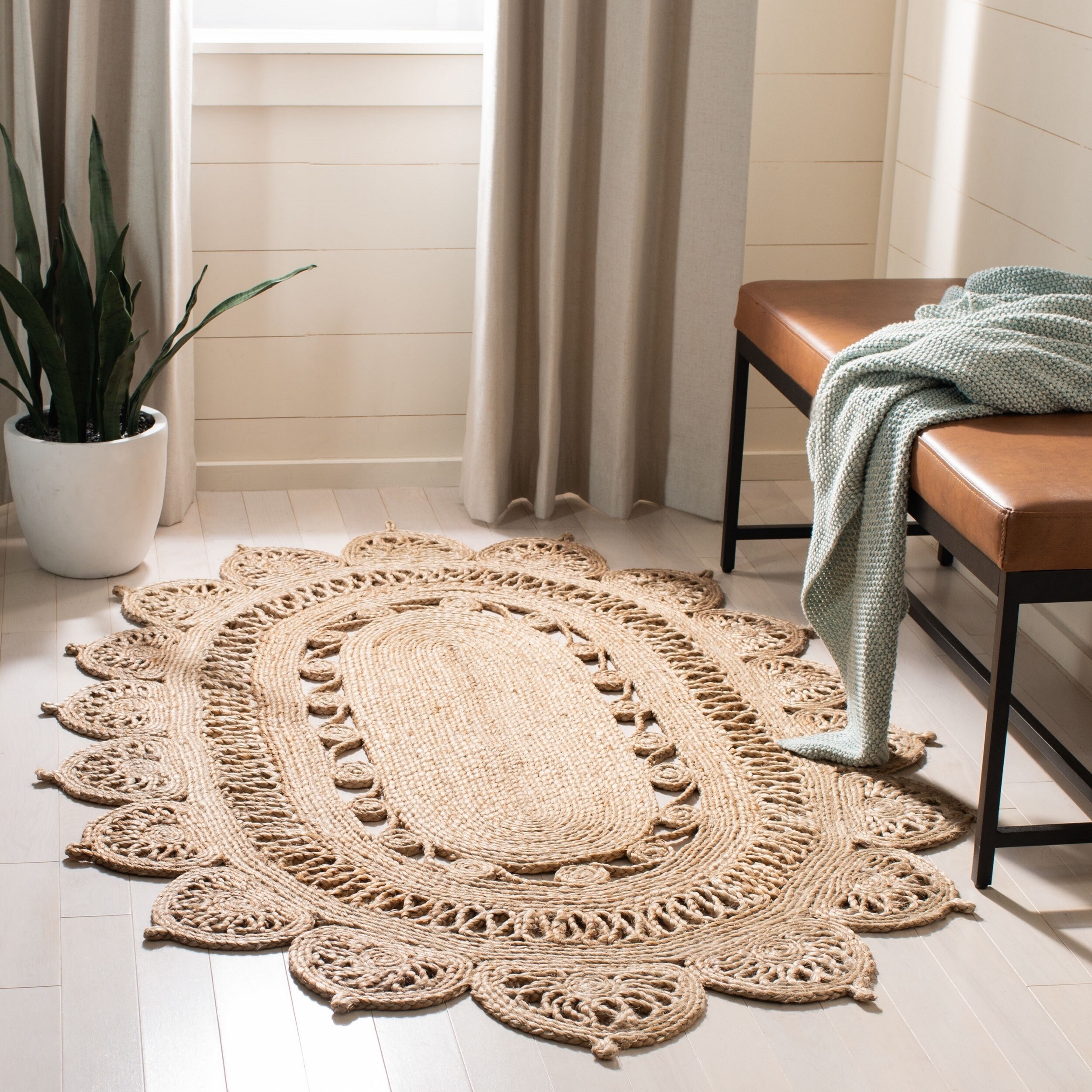 Shop Safavieh Handmade Natural Fiber Farideh Casual Jute Rug On