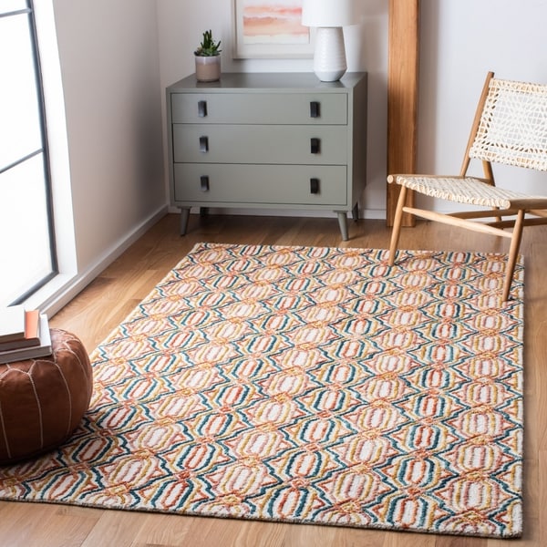 Safavieh Handmade Trace Snezana Contemporary Wool Rug