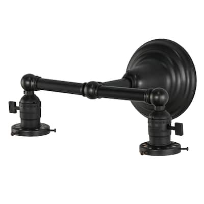 12"W Paddle Socket 2 LT Wall Sconce Hardware
