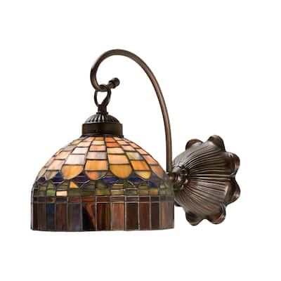 8"W Tiffany Candice Wall Sconce