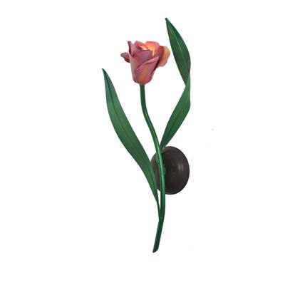 12"W Tulip Right Sided Wall Sconce