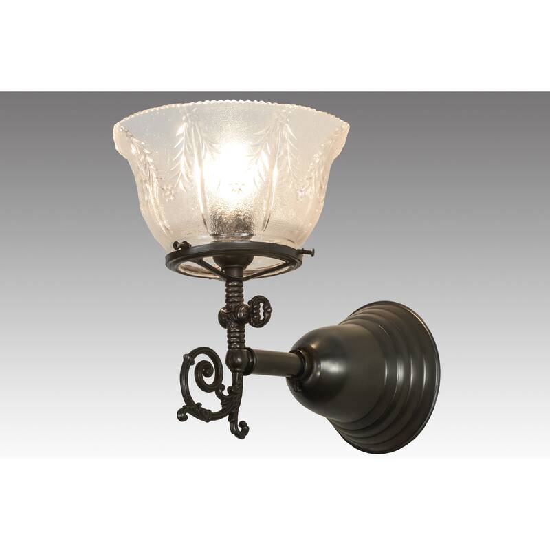 7.5"W Revival Summer Wheat Wall Sconce