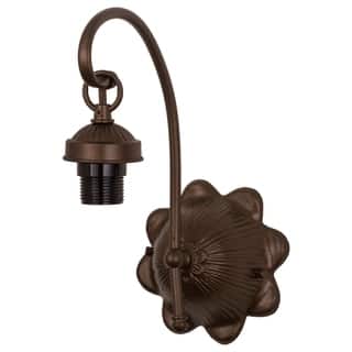 6"W Mahogany Bronze 1 LT Wall Sconce Hardware