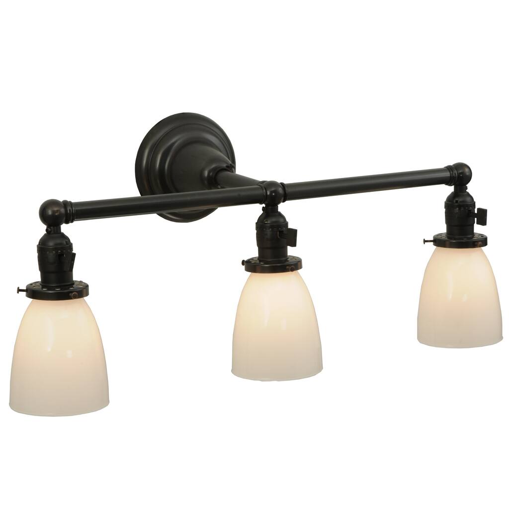 23.5"W Revival Chelsea 3 LT Paddle Socket Wall Sconce